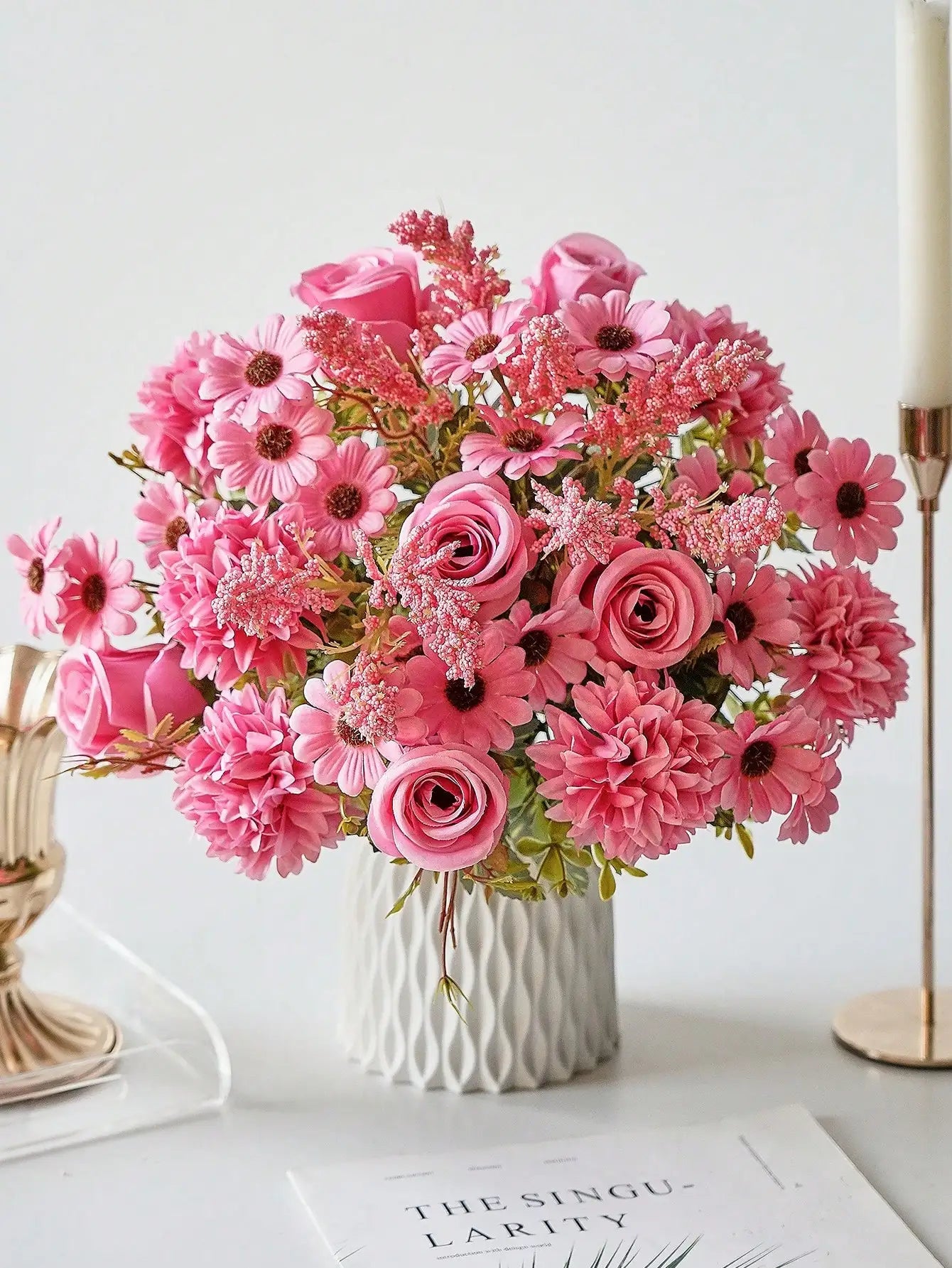 Artificial Flowers Centerpiece