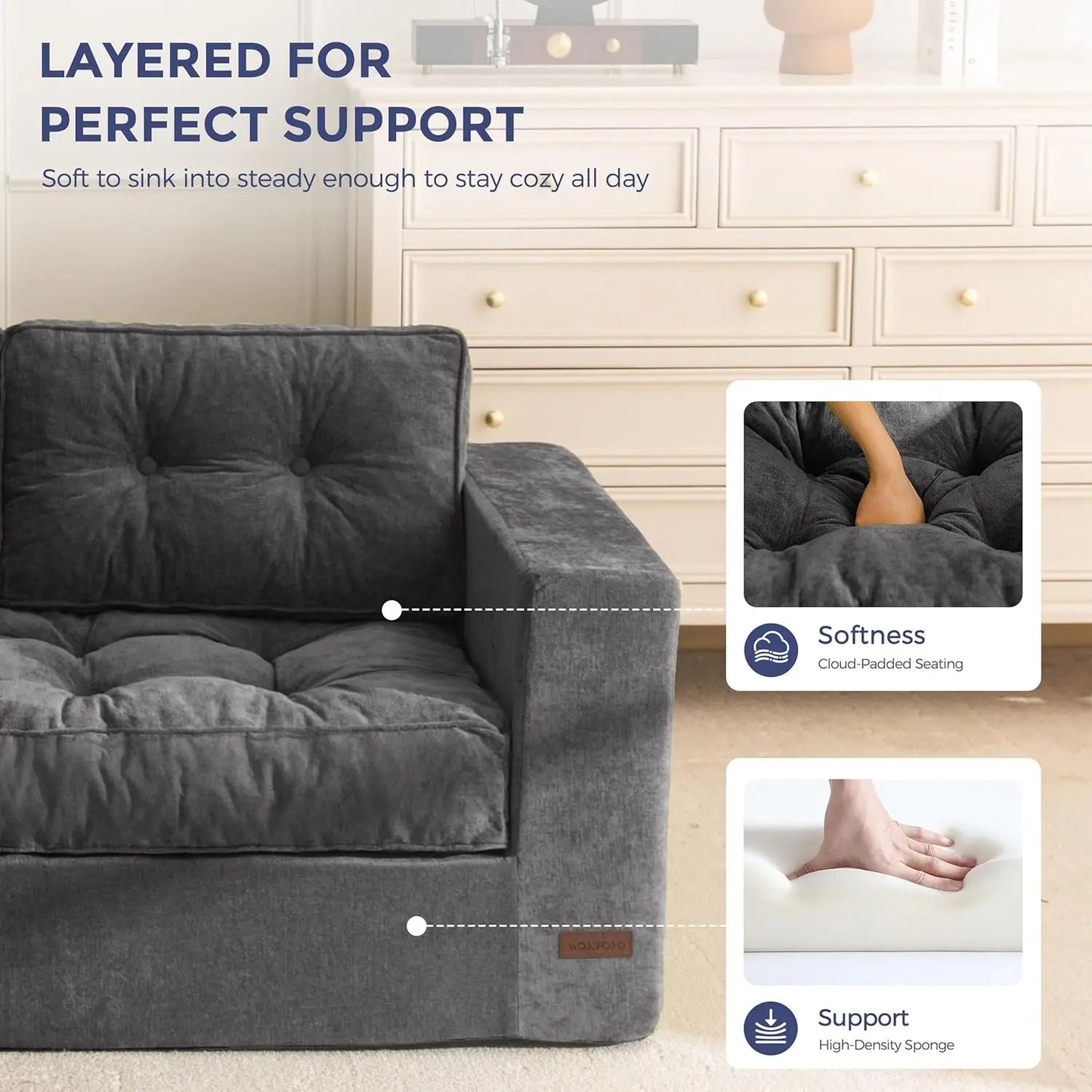 Boneless Sofa Couch