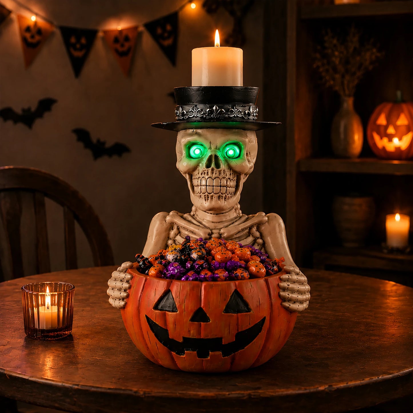 Halloween Skeleton Figurine