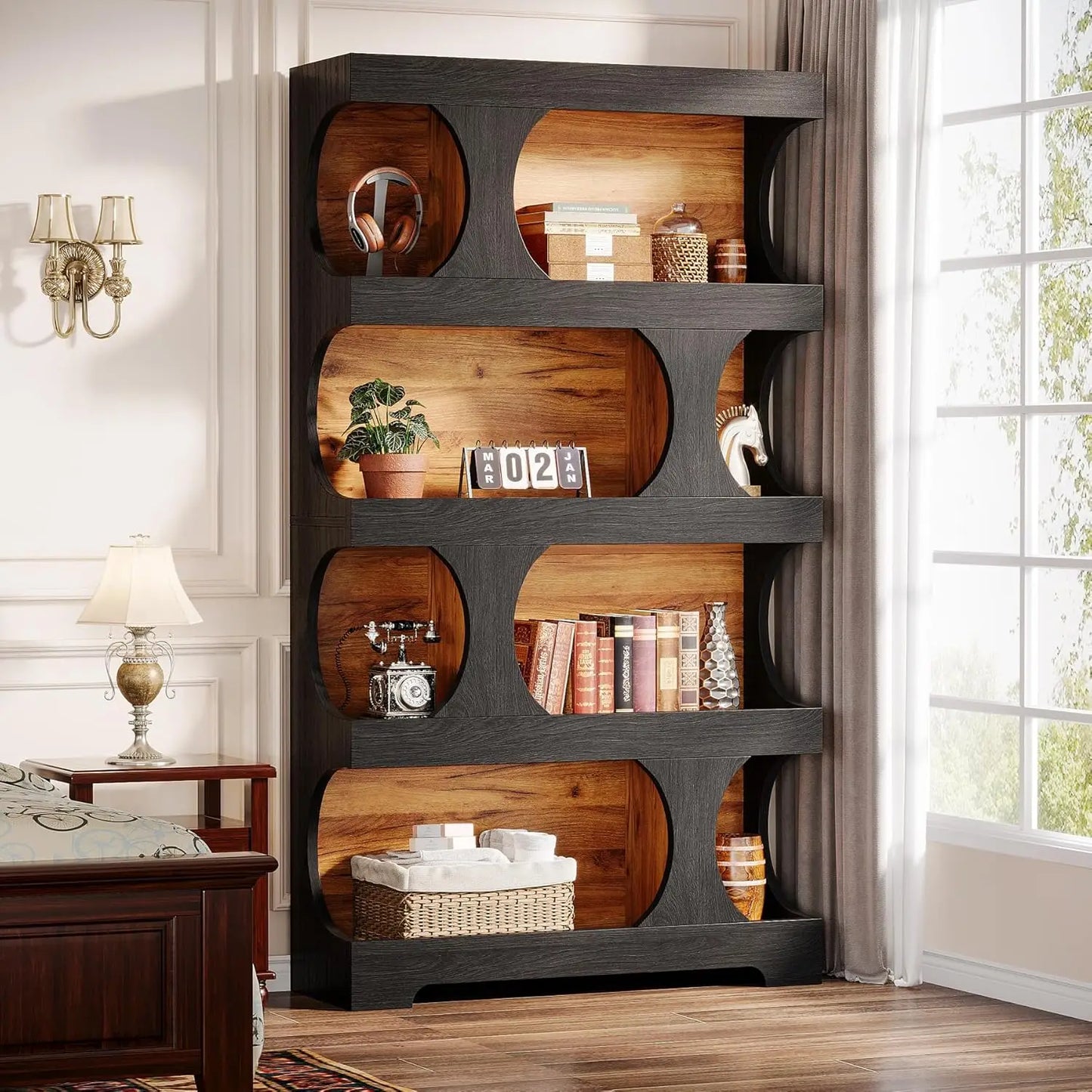 Black Modern Bookshelf