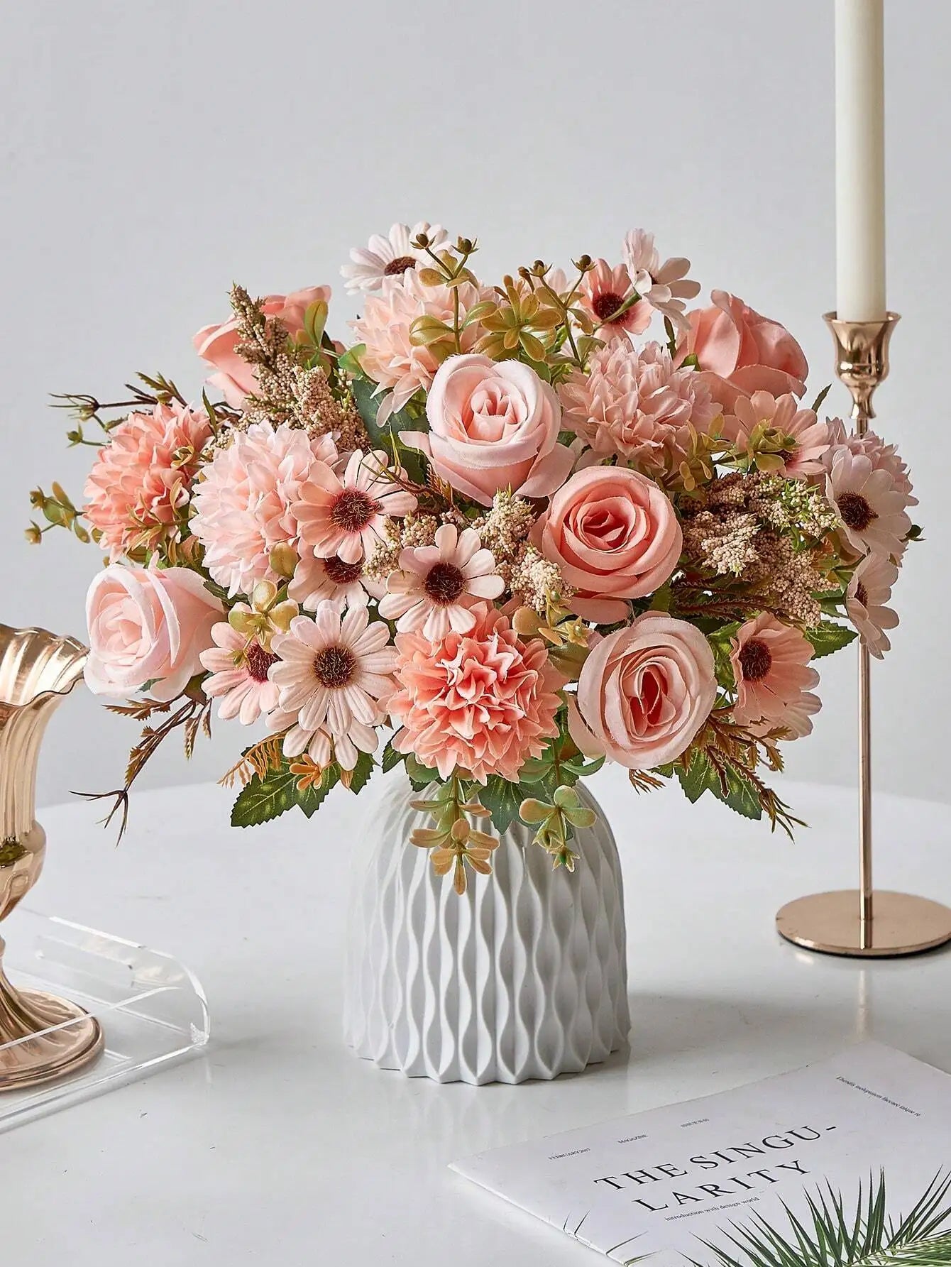 Artificial Flowers Centerpiece