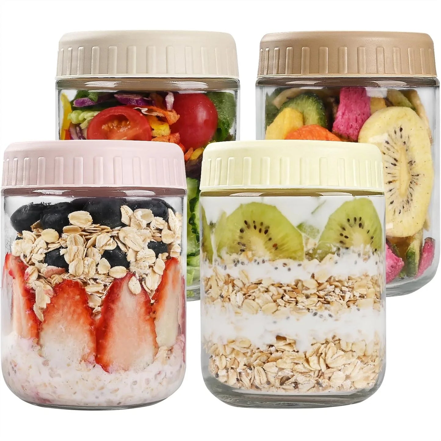 16oz Glass Jars with Lids