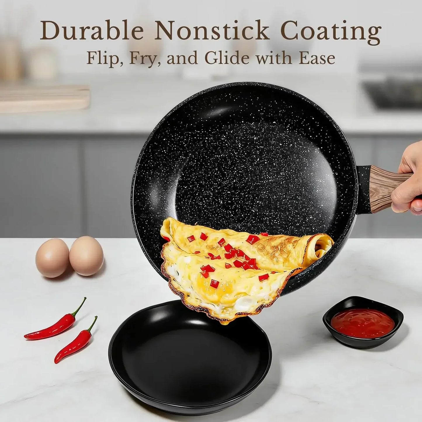 25 Pcs Pots & Pans Set