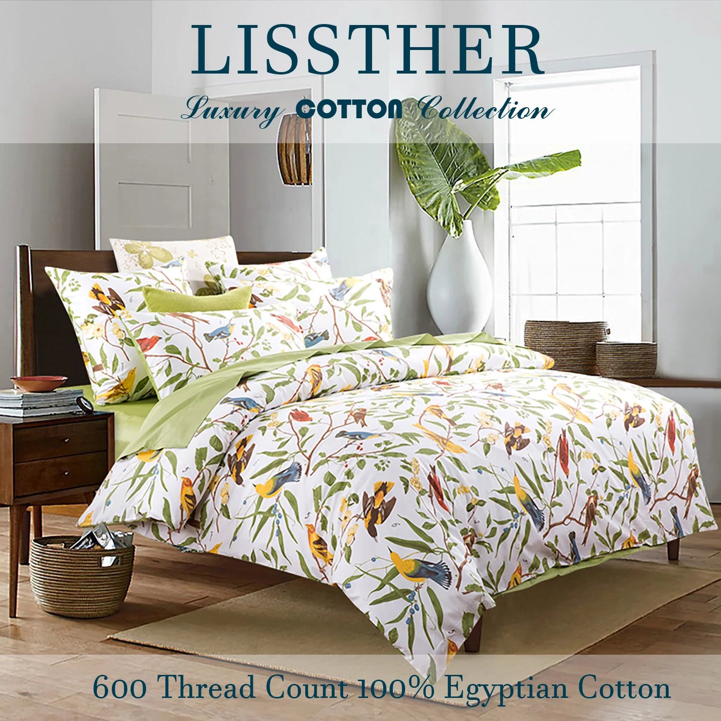 3pcs Cotton Duvet Cover Set