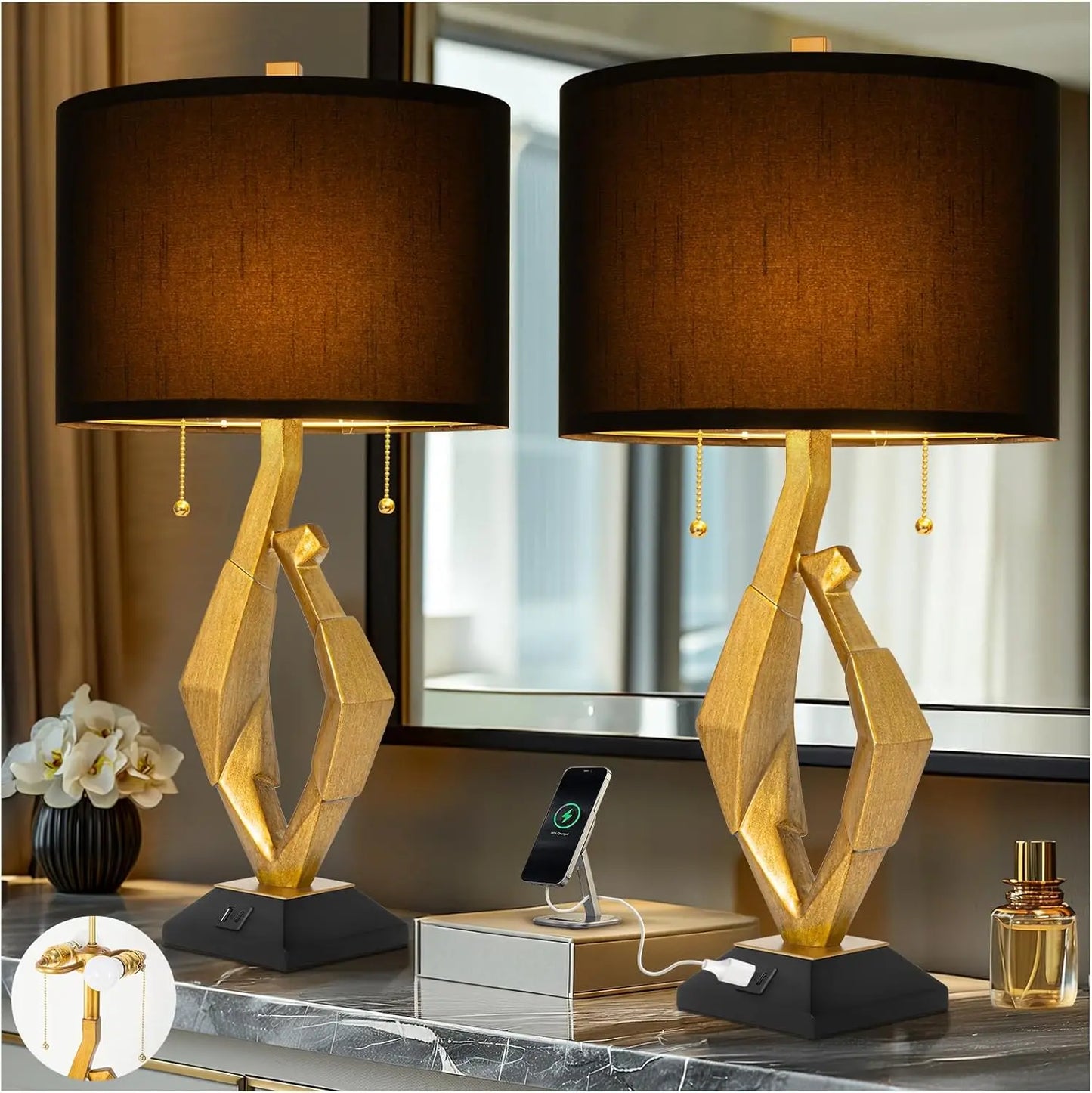 Table Lamp Set of 2
