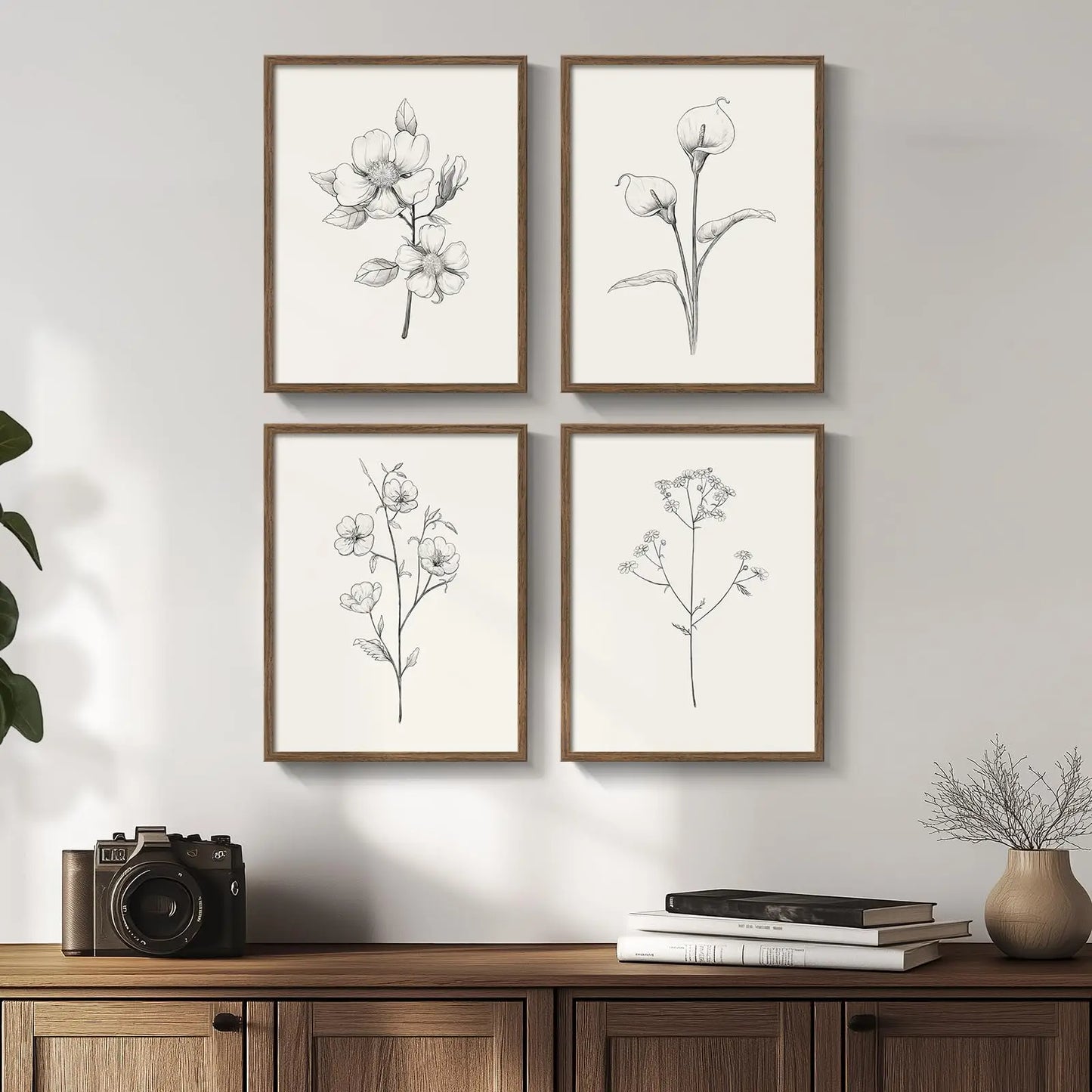 Framed Botanical Wall Art