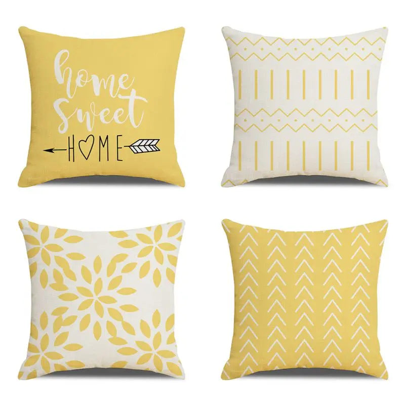 4PCS Throw Pillow Covers 18x18Inch