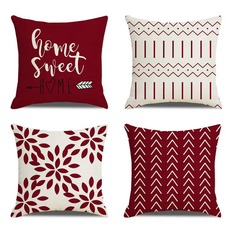 4PCS Throw Pillow Covers 18x18Inch