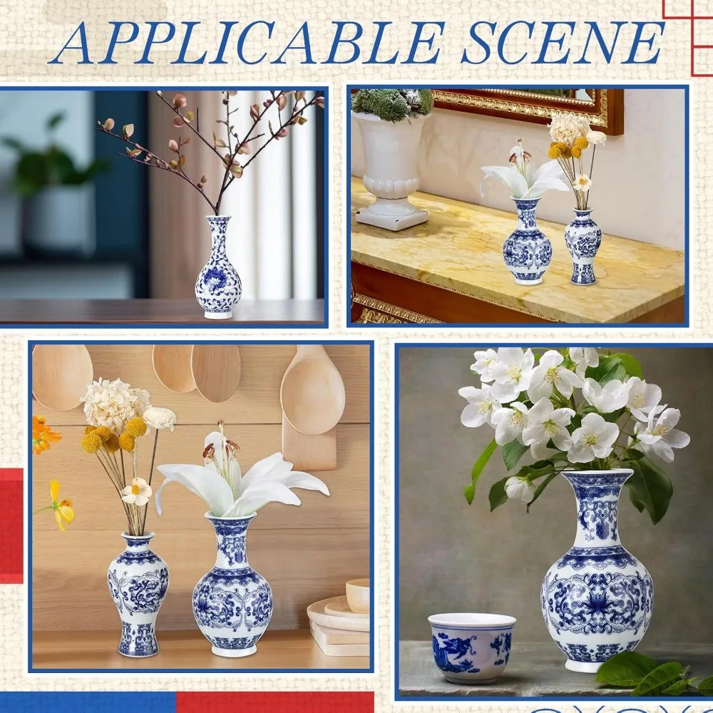 Porcelain Blue and White Vases