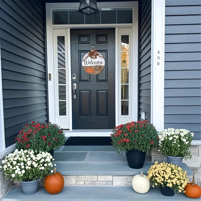 Welcome Fall Door Wreath