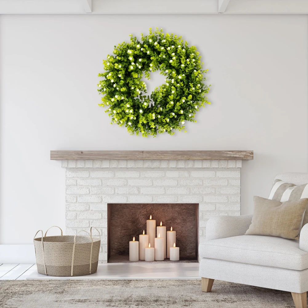 Artificial Wreath For Front Door