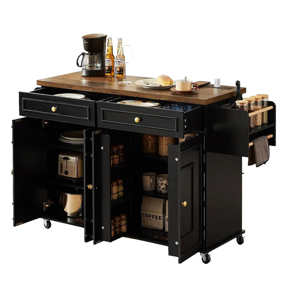 60" Mobile Kitchen Islands