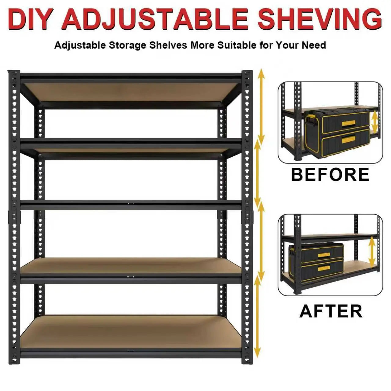 Sturdy Metal Storage Rack