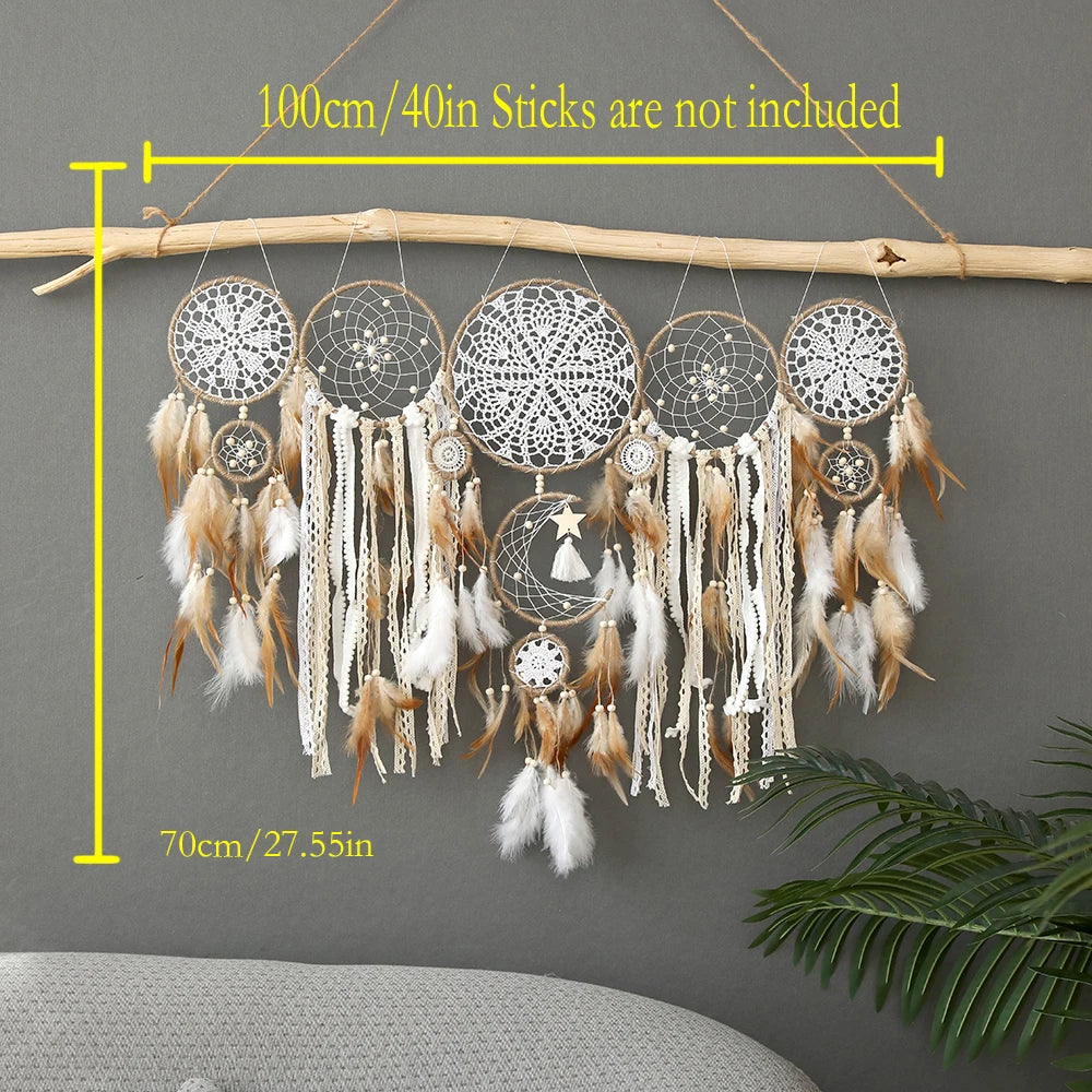 5pcs Bohemian Dreamcatcher Set