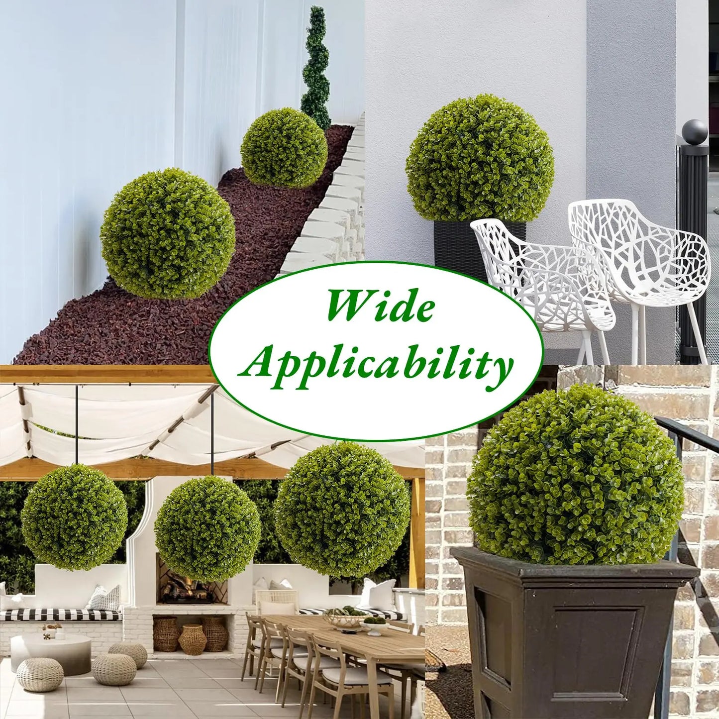 New Artificial Topiary Balls