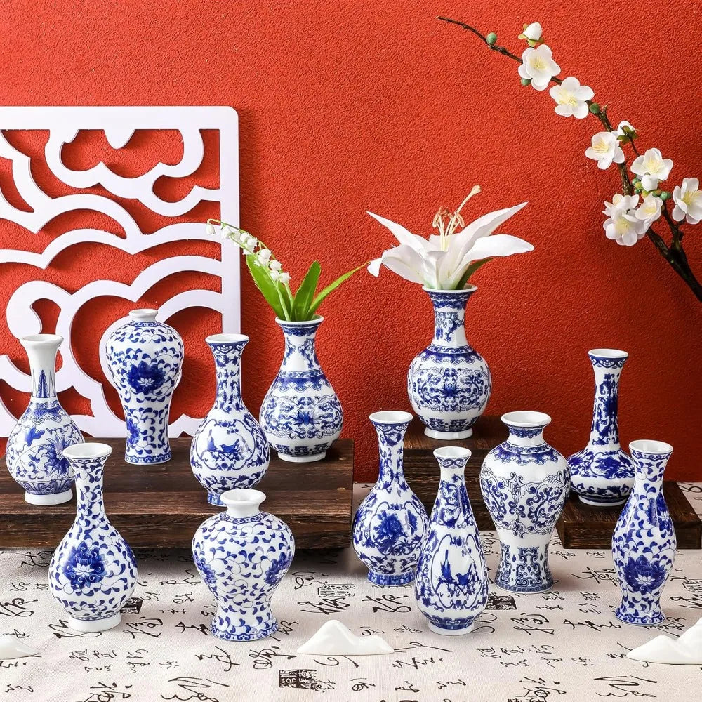 Porcelain Blue and White Vases