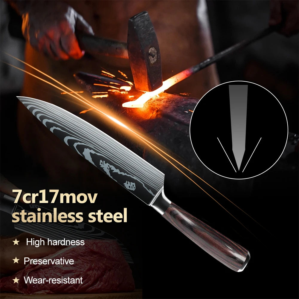 MDHAND 10pcs Knives Set