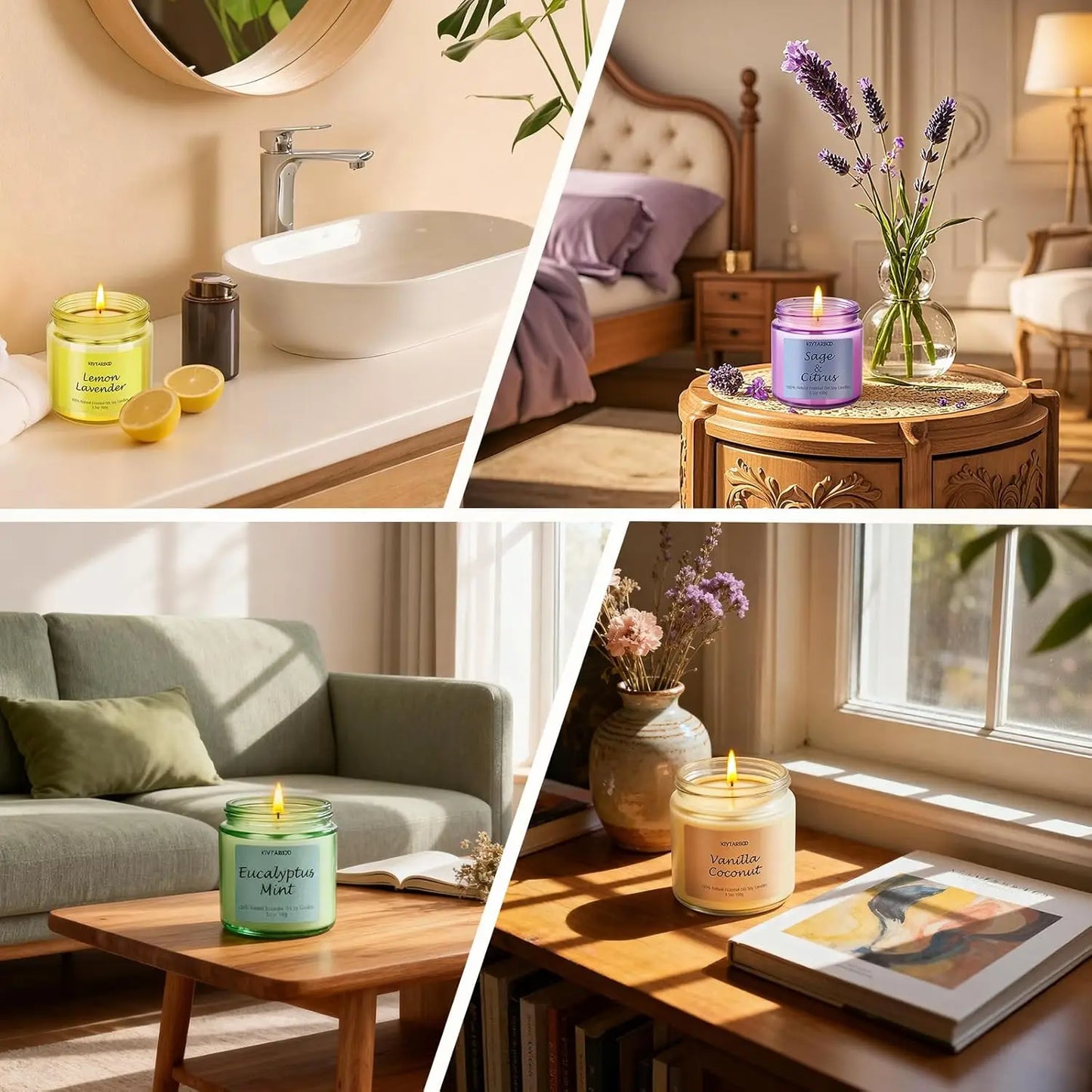 Aromatherapy Soy Candles