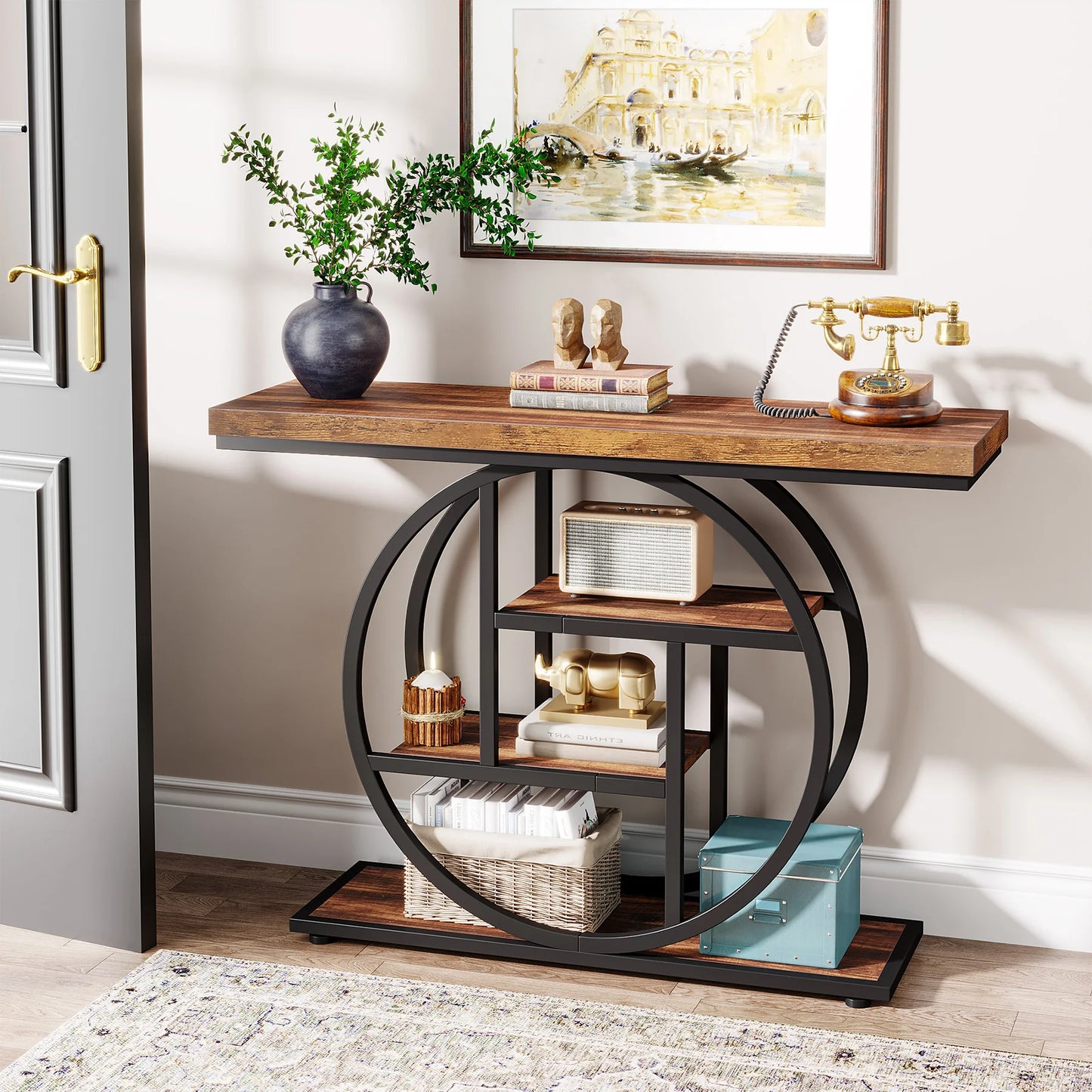 4-Tier Console Table