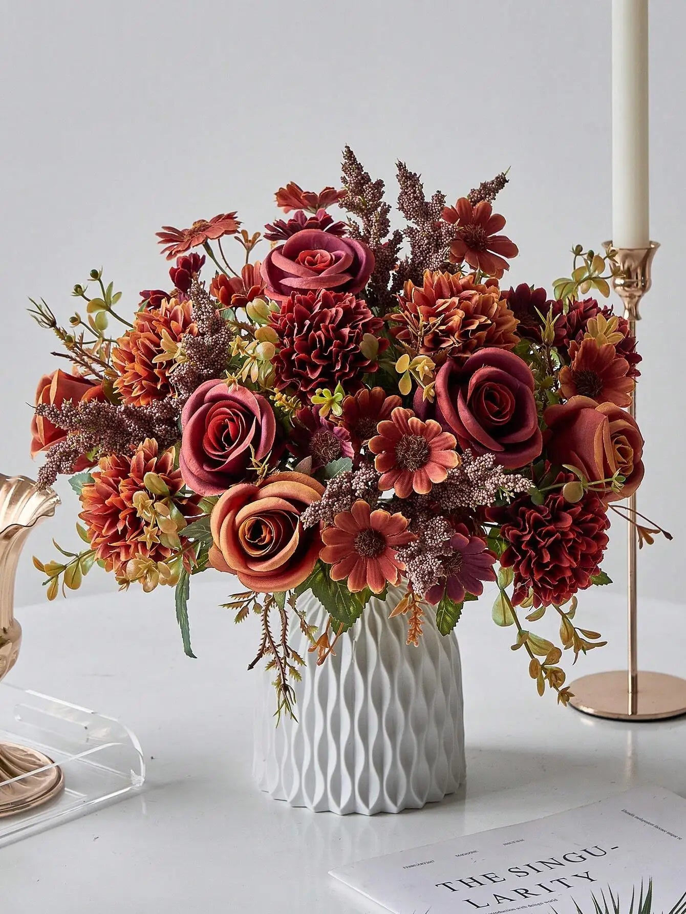 Artificial Flowers Centerpiece