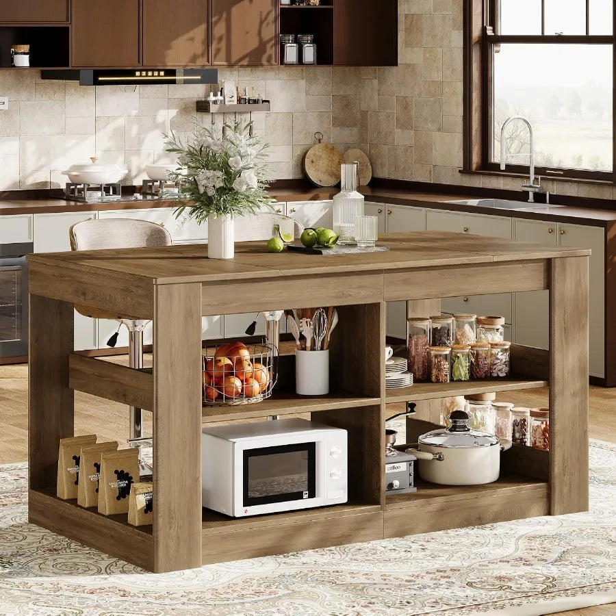 63 Inch Kitchen Island