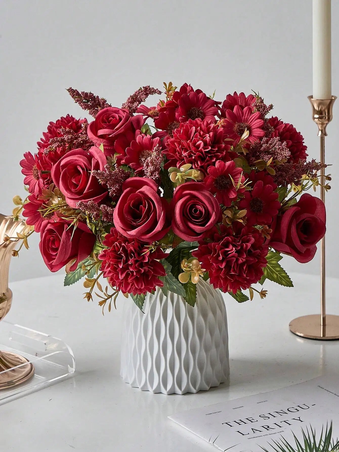 Artificial Flowers Centerpiece