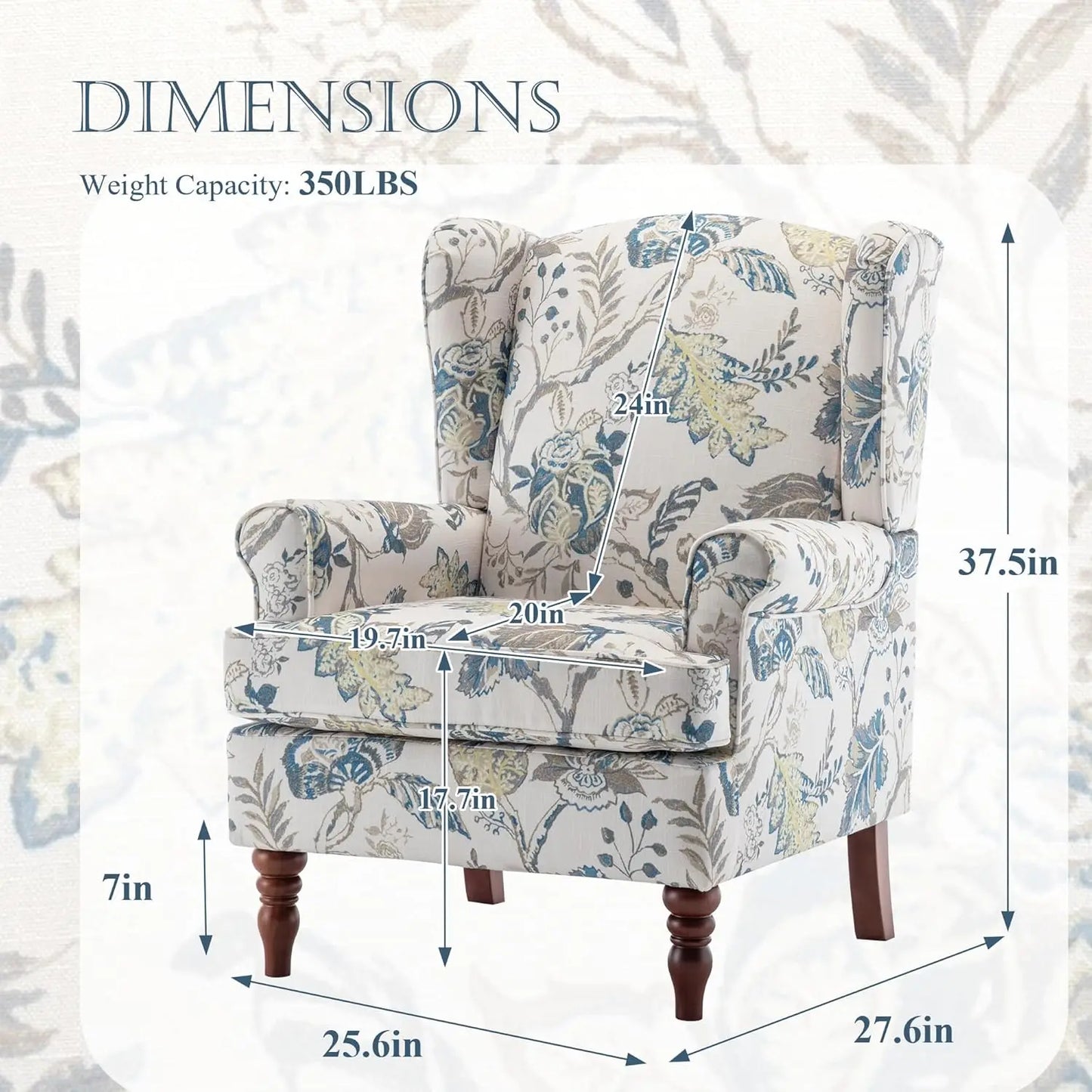 Floral Accent Chair