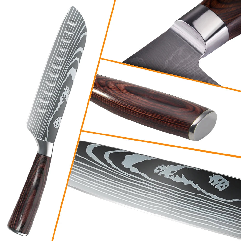 MDHAND 10pcs Knives Set
