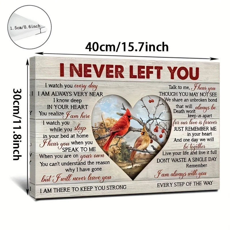 Framed Canvas Love Painting