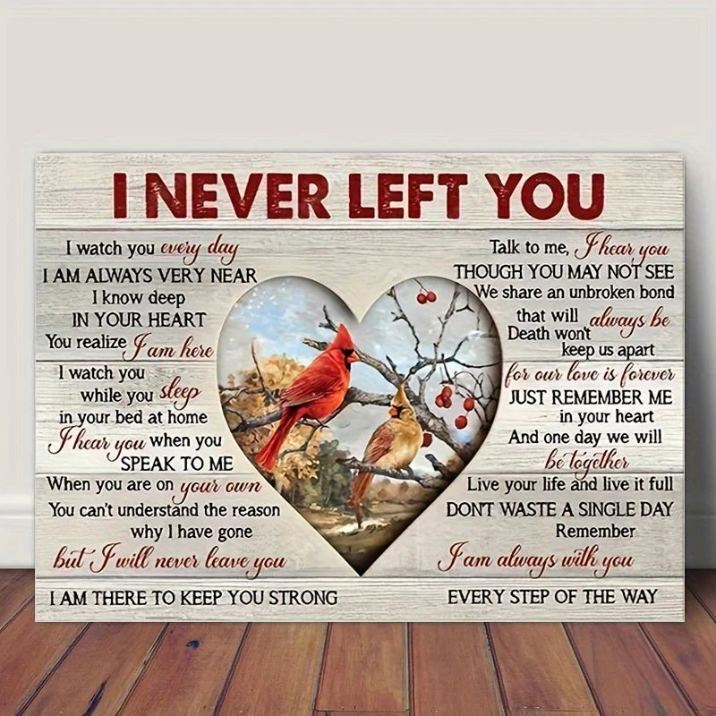 Framed Canvas Love Painting