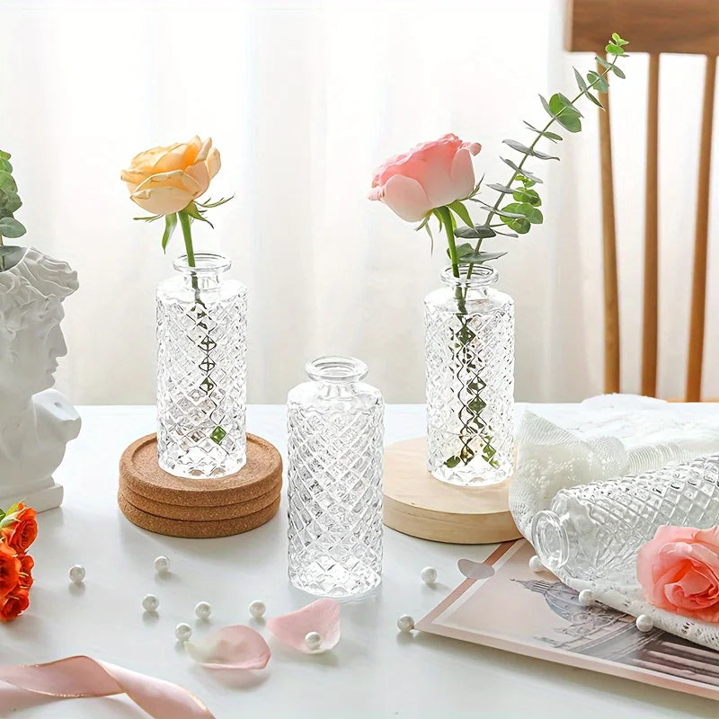Glass Bud Vases Set Of 12