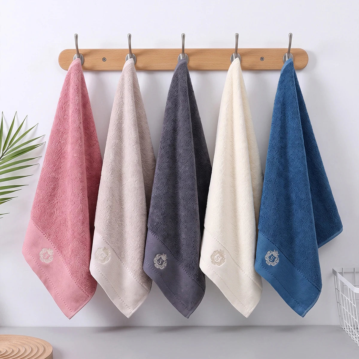3 Pure Cotton Hair Drying Towels