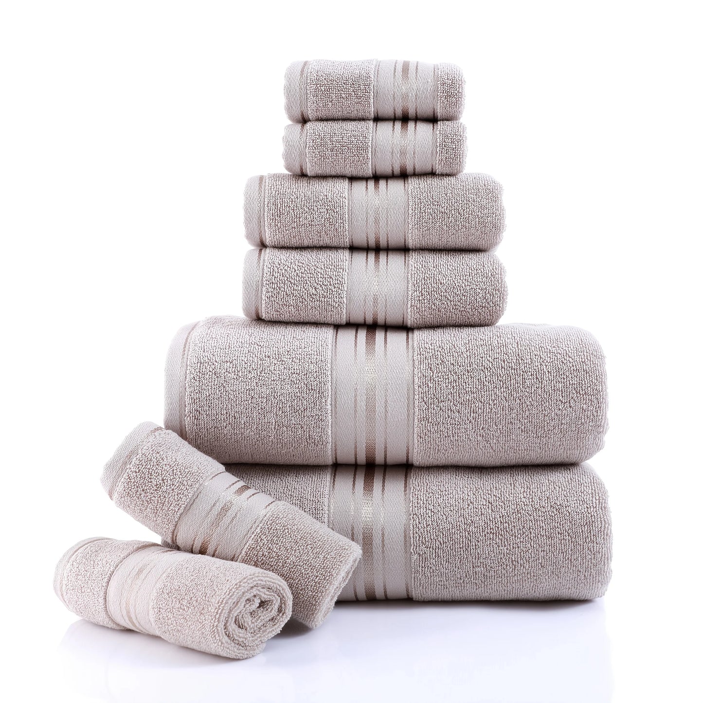 Set of 8 Bath Towels