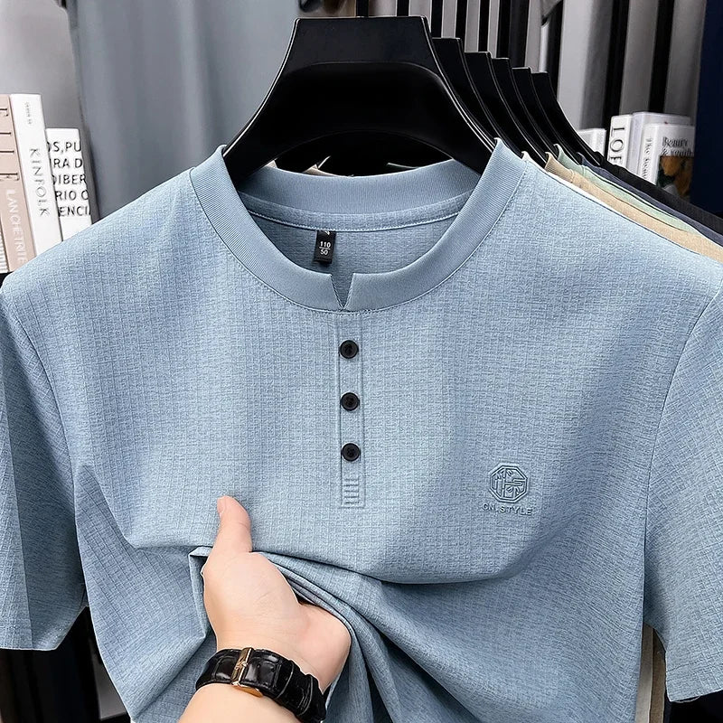 Men's Henley T Shirt