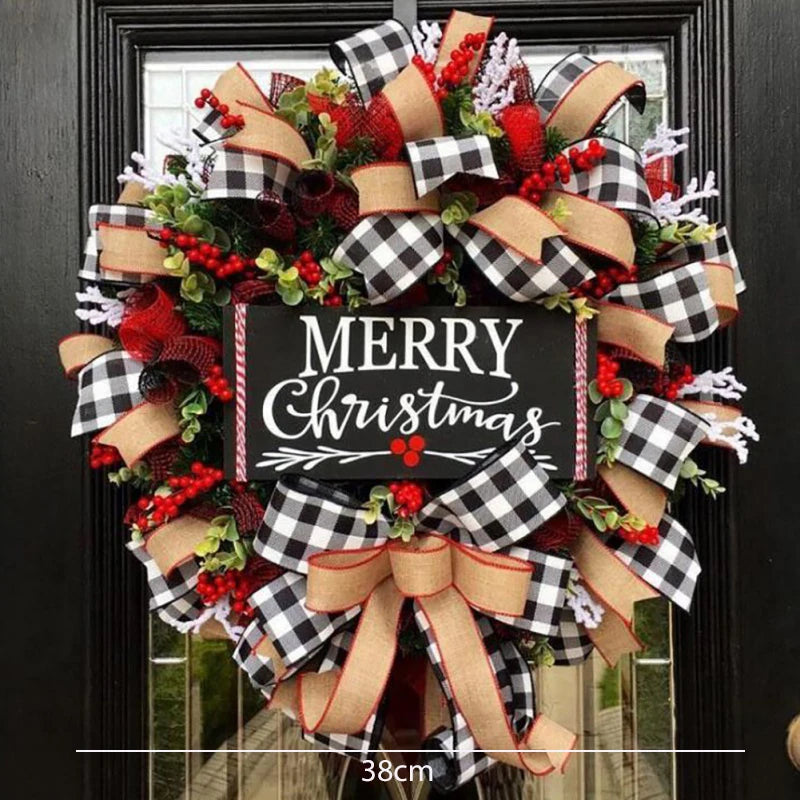 Christmas Letter Wreath