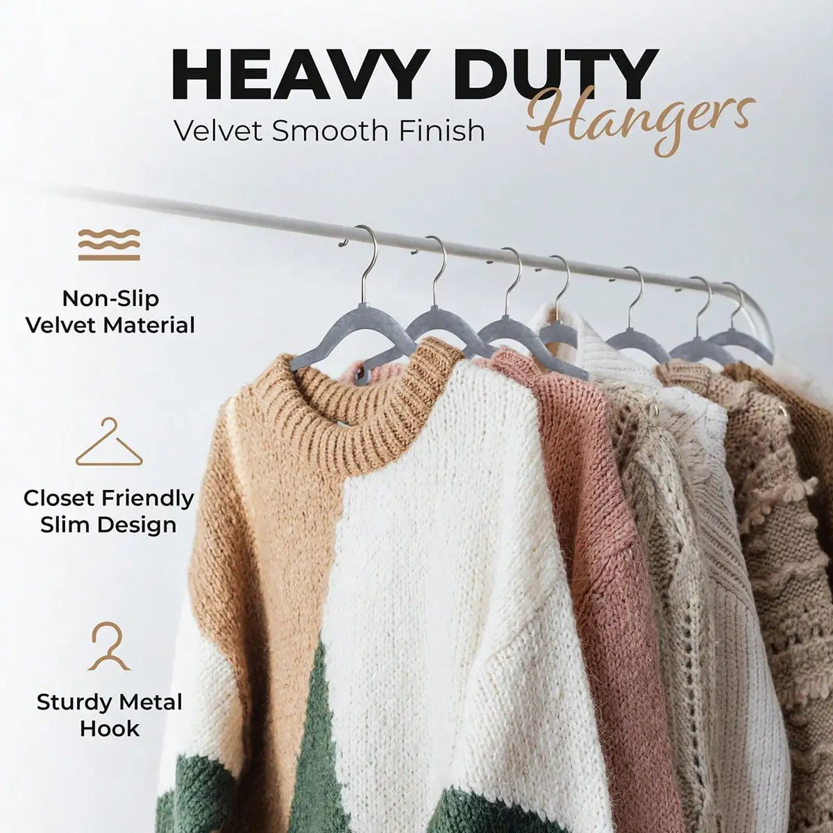 100 Pack Velvet Hanger