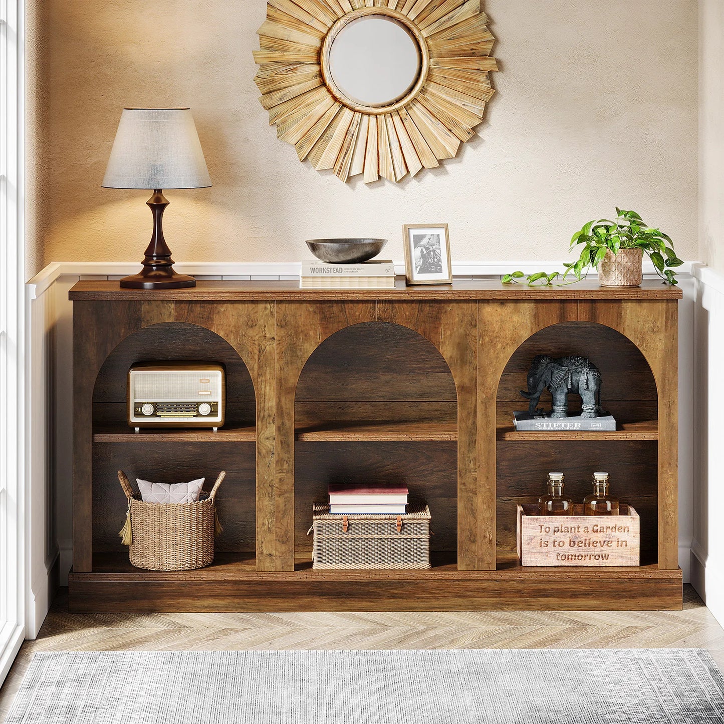 Tribesigns Farmhouse Console Table