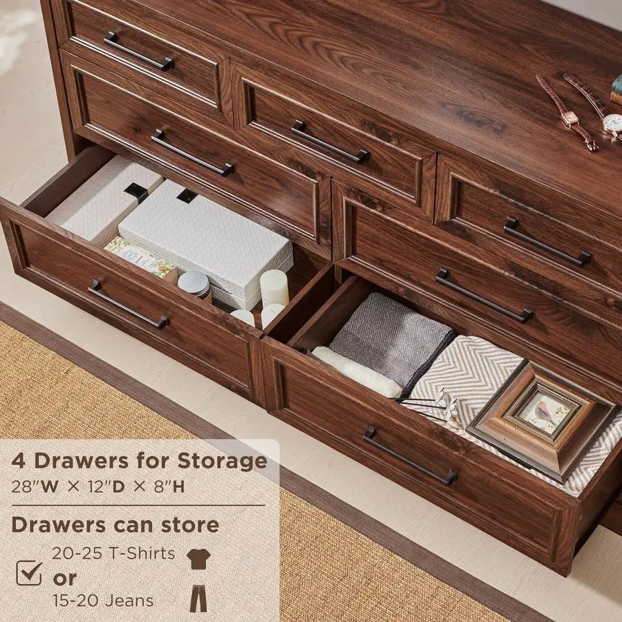 7 Drawer Farmhouse Dresser