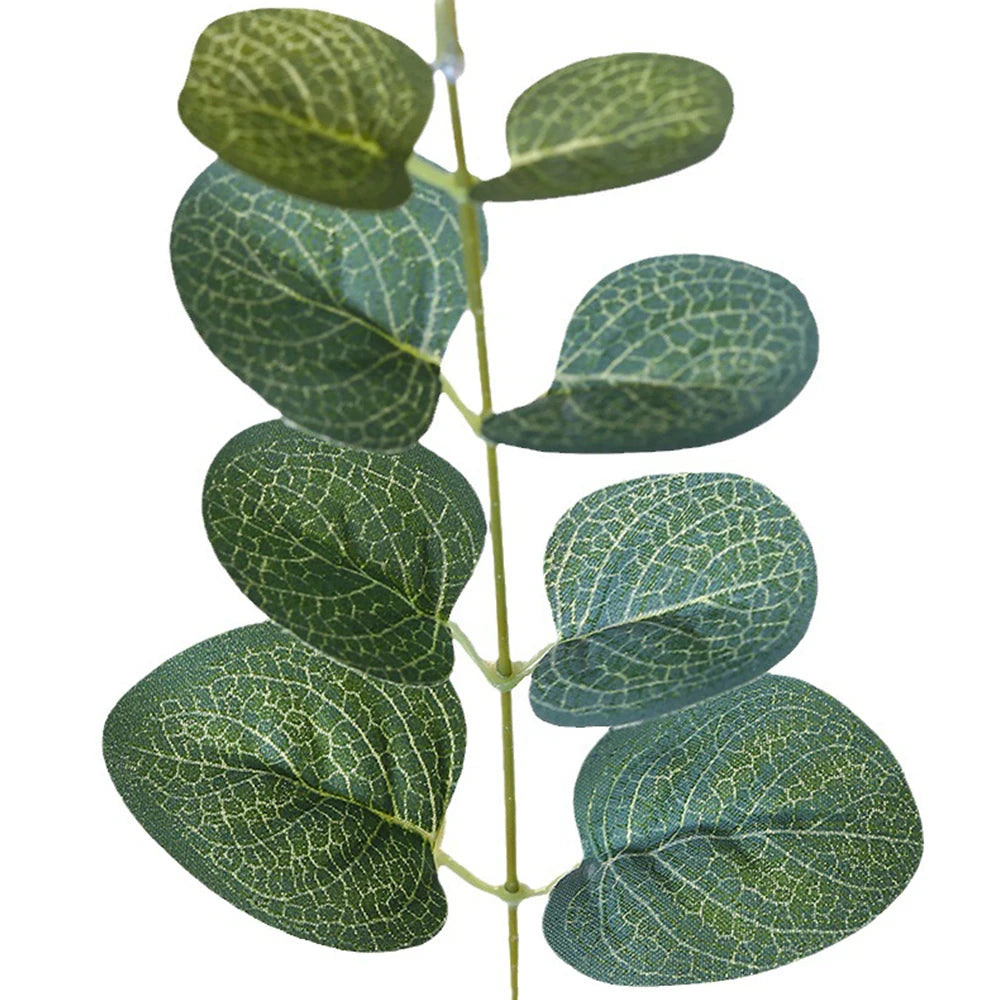 20PCS Silk Eucalyptus Fake Plants