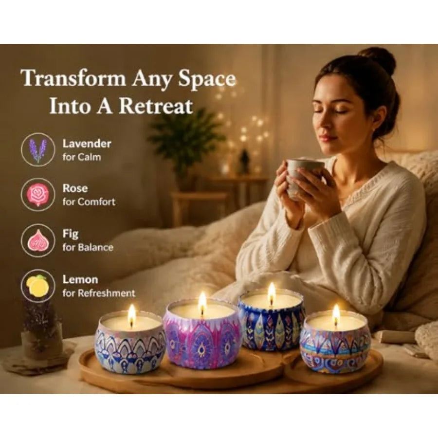 Scented Candles Gift Set