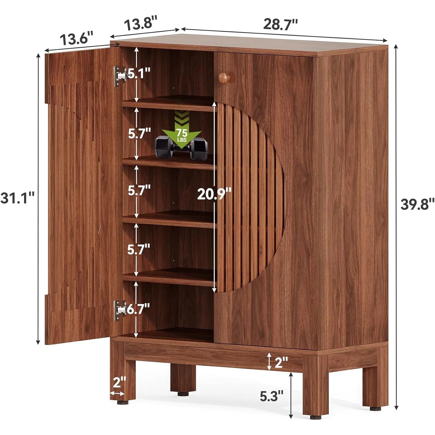 Little Tree 5-Tier Shoe Cabinet