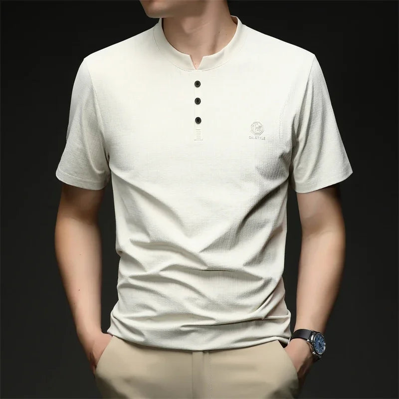 Men's Henley T Shirt