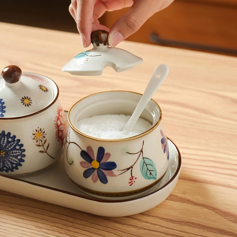 Seasoning Containers with Trays