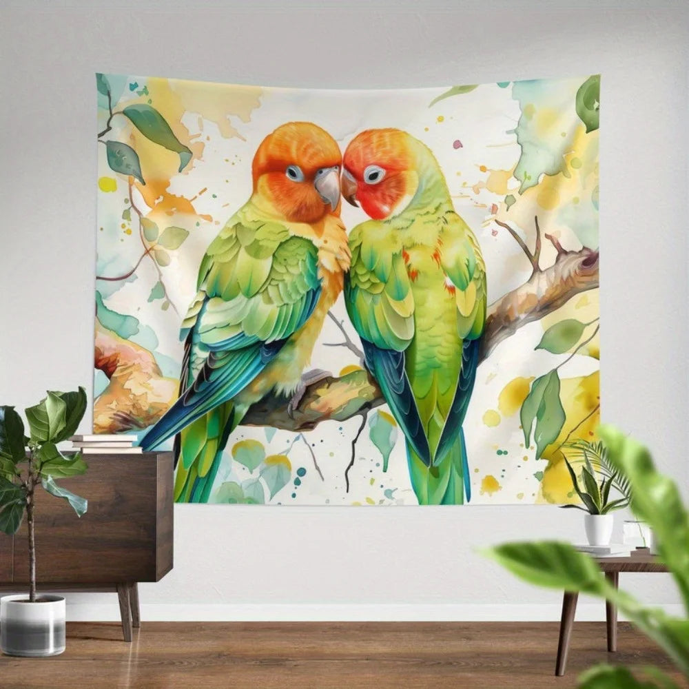 1pc Bird Tapestry Wall Hanging