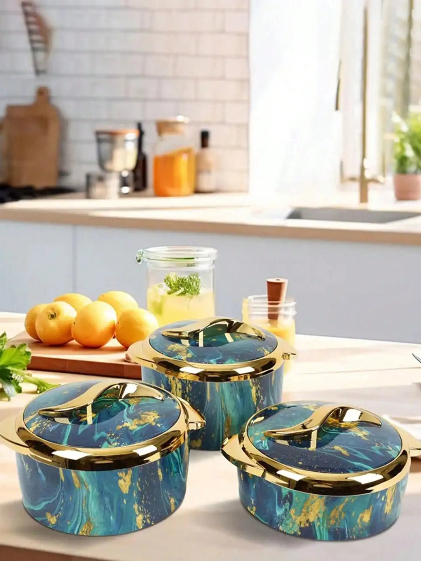 3pcs Golden Touch Food Warmer