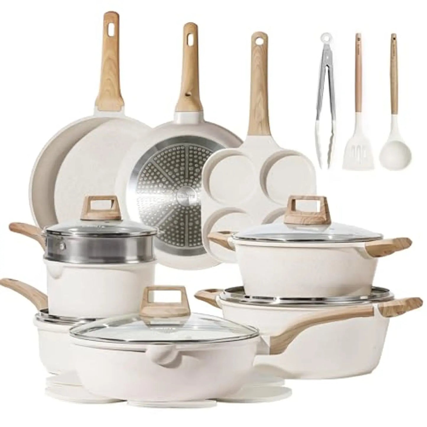 21Pcs Induction Cookware Set