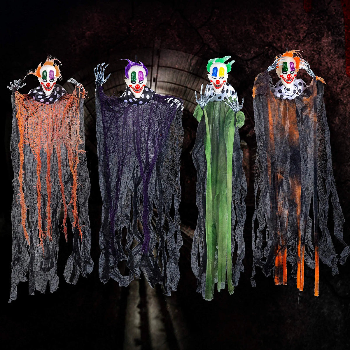 Hanging Clown Halloween Decorations