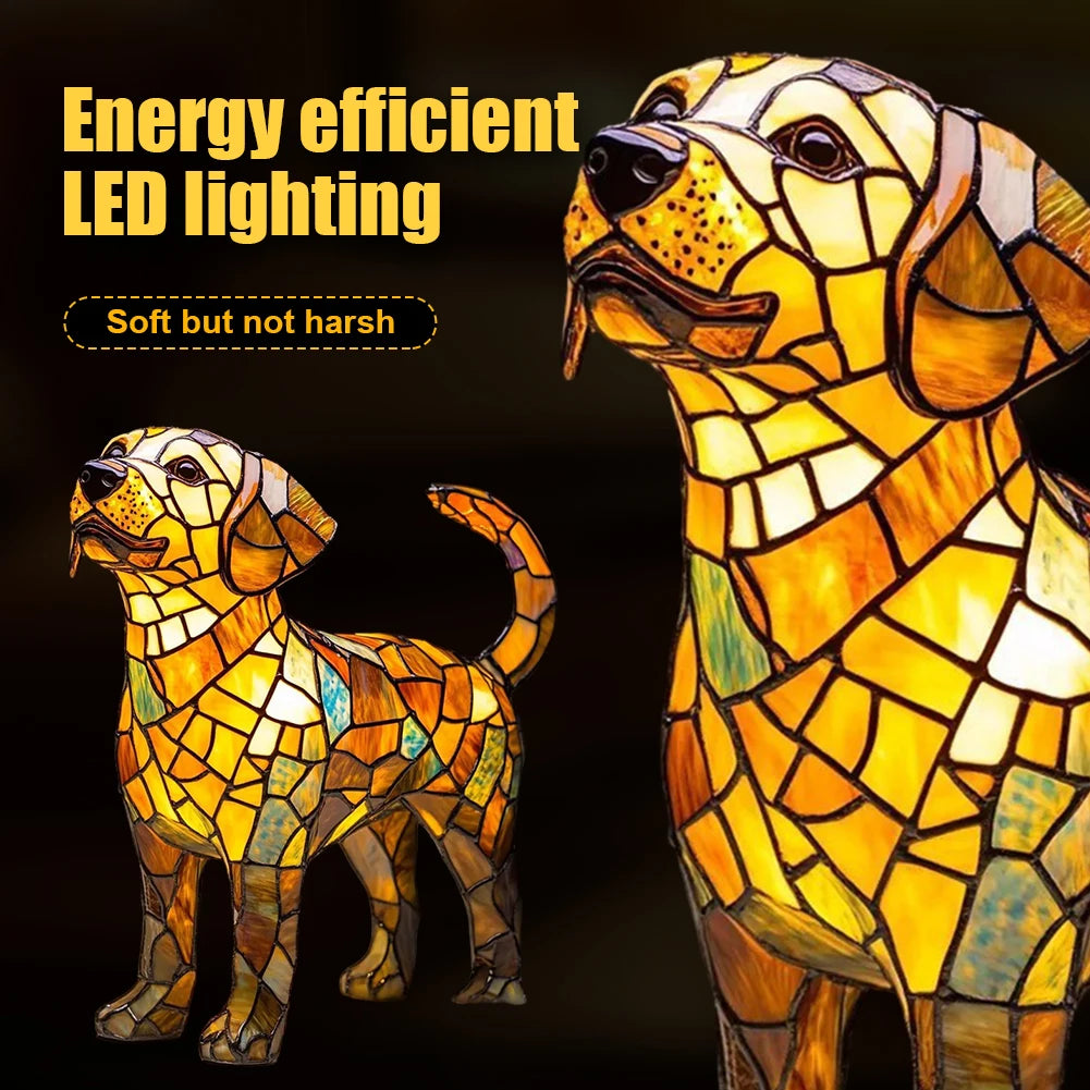 Dog Lamp Art Night Light