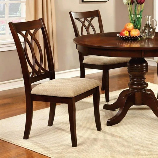 Dark Brown Wooden Dining Chair