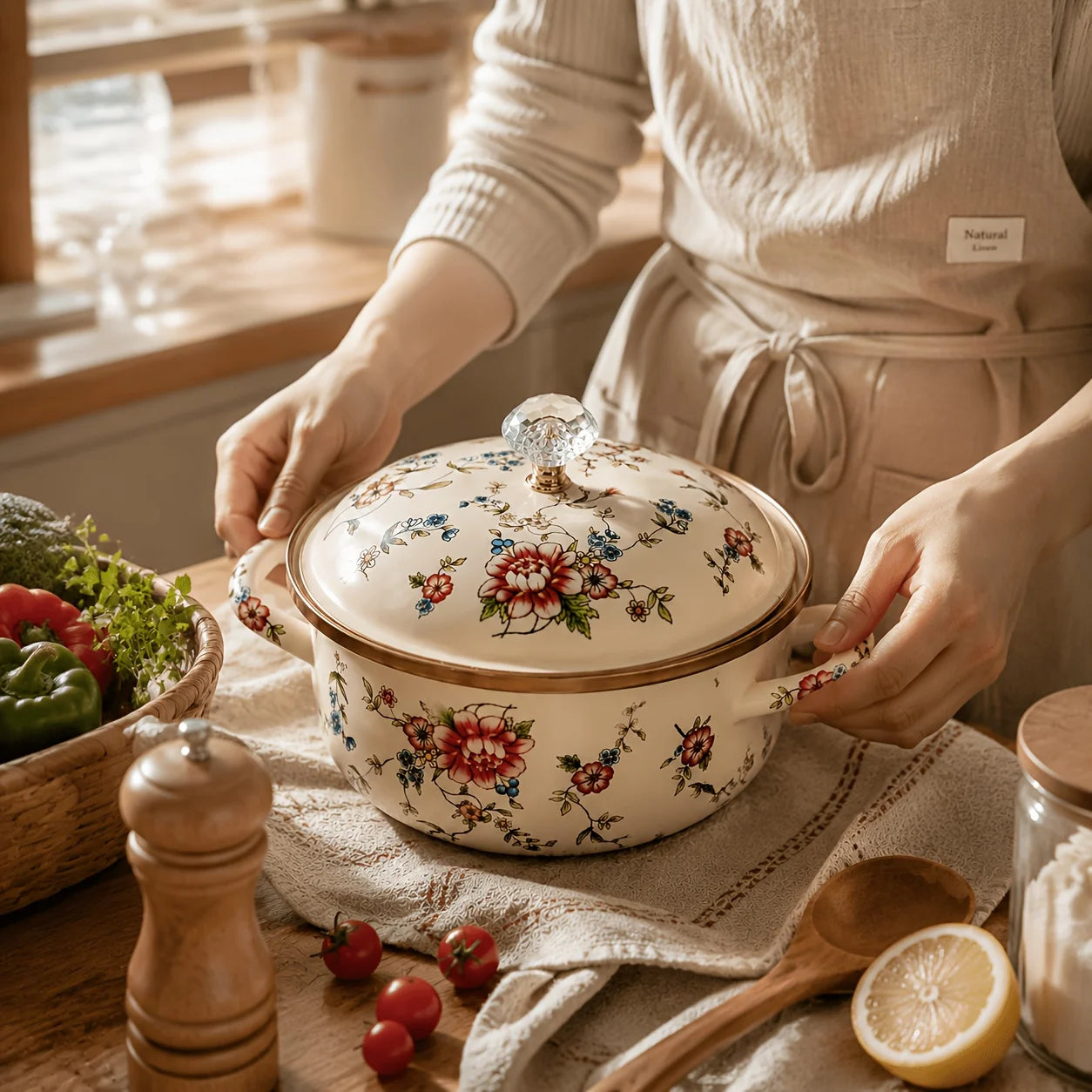 Enamel Stock Pot